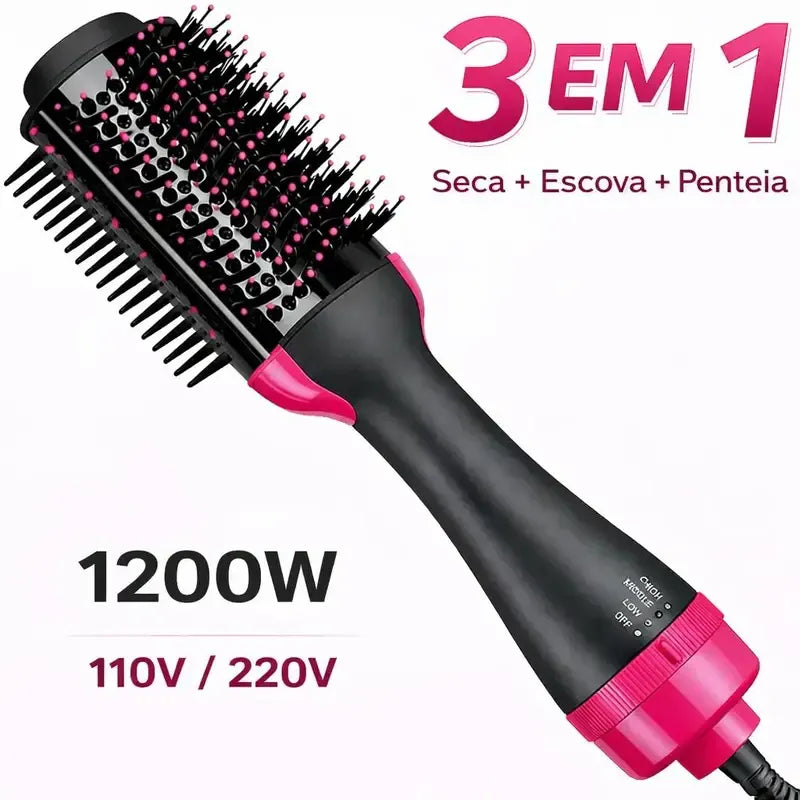 BellaDry Pro Max™ — Escova Secadora, Alisadora e Modeladora 3 em 1